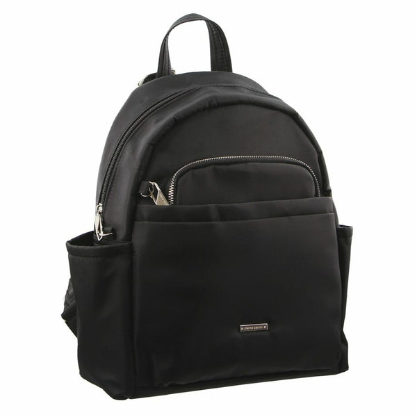 Pierre Cardin Anti-Theft Womens  Backpack in Black (PC2418)