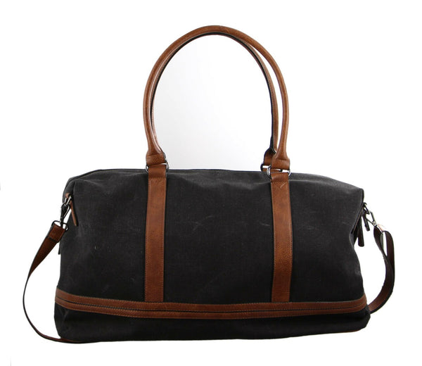 Pierre Cardin Canvas Overnight Bag in Black (PC2578)