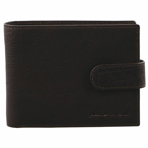 Pierre Cardin Rustic Leather Mens Wallet in Brown (PC2815)