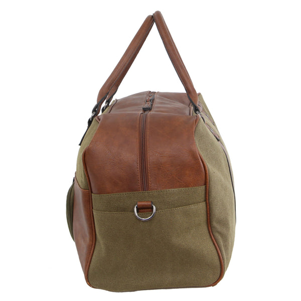 Pierre Cardin Canvas Overnight Bag in Brown (PC2887)