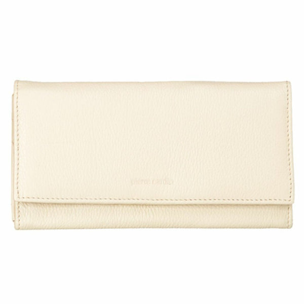 Pierre Cardin Italian Leather Ladies Wallet in Bone (PC8785)