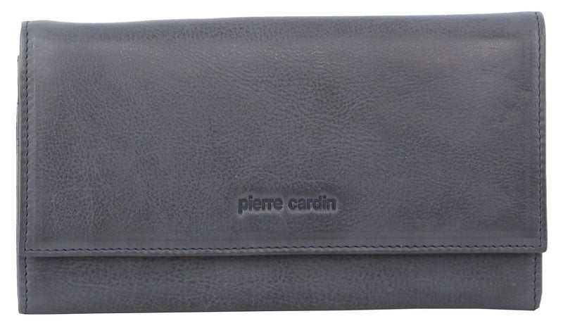 Pierre Cardin Italian Leather Ladies Wallet in Teal (PC8785)